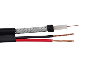 RG 59U Coaxial Cable 75 Ohm AL Braid 95% coverage with 2 Core Power - Siamese Type